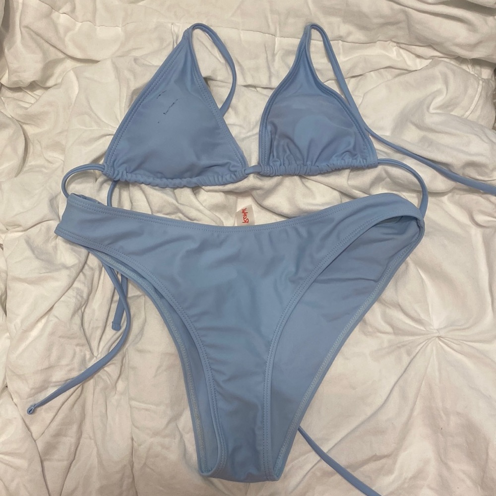 Light blue romwe bikini